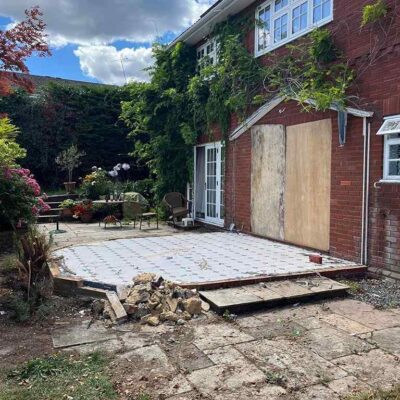 Rear House Extension - Vaulted Ceiling - Southampton